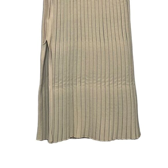 Princess Polly tan ribbed knit form fitting maxi skirt size 10 - Picture 13 of 16
